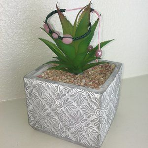 Handmade Chinese Knotting Bracelet W/ Glass Beads